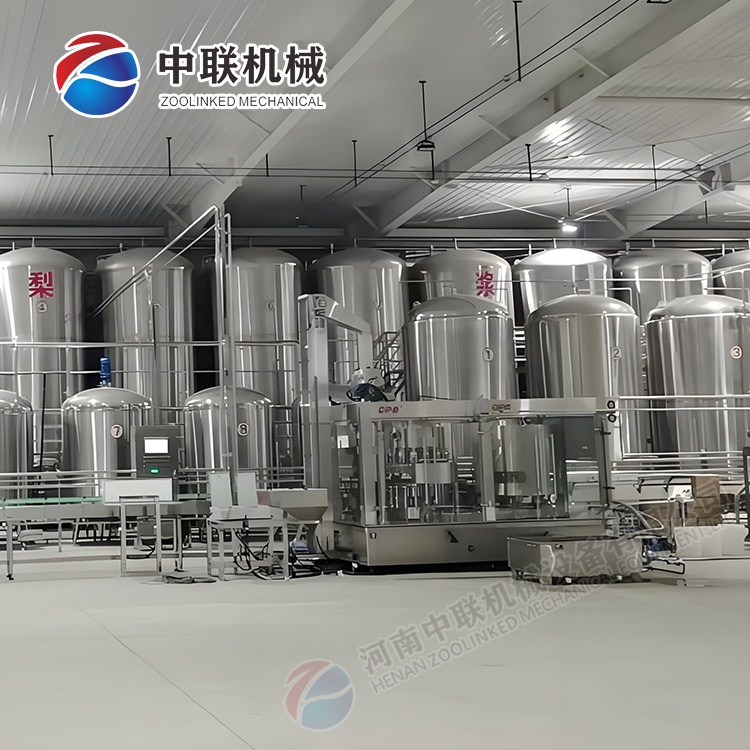 整套藍莓果醋飲料生產線設備